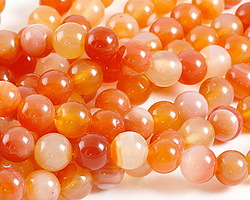 Carnelian (natural-light) Round 10mm