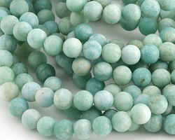 Brazil Amazonite (Matte) Round 8mm