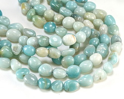 Amazonite Tumbled Nugget 9-14x8-9mm