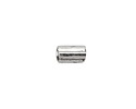 Mykonos Metalized Ceramic Antique Silver Tube 10x6mm