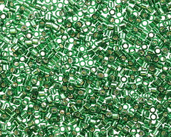 Miyuki Delica Silver Lined Emerald (DBS0148) 15/0 Seed Bead