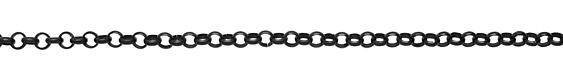 Matte Black (plated) Rollo Chain