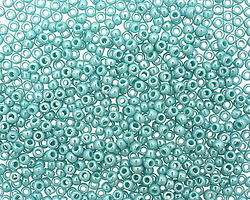 TOHO Opaque Lustered Turquoise Round 11/0 Seed Bead