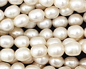 Pearly White Rice 8-9x7mm