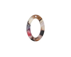 Zola Elements Garden Party Matte Acetate Oval Ring 15x22mm