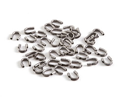 Antique Silver (plated) Wire Protector 3mm