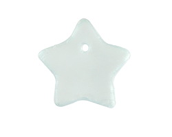 Seafoam Java Recycled Glass Star Focal 19-23mm