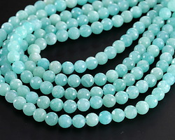 Brazil Amazonite (A - light) Faceted Round 5.5-6mm