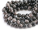Silver Obsidian Round 10mm