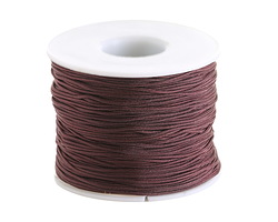 Espresso Chinese Knotting Cord 0.5mm, 95 yard spool