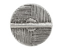 Mykonos Pewter Crop Circle Medallion 30mm