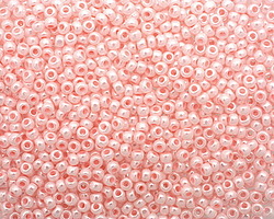 TOHO Opaque Lustered Baby Pink Round 11/0 Seed Bead