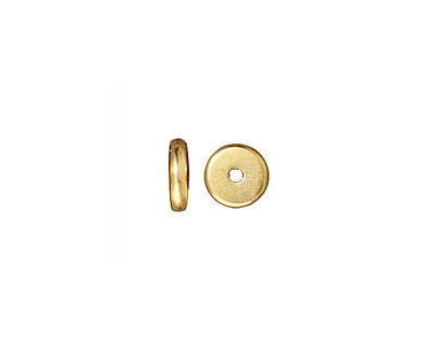 TierraCast Gold (plated) Disk Heishi 1x7mm