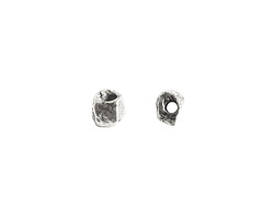 Nunn Design Antique Silver (plated) Small Organic Nugget (large hole) 4-5x7-8mm