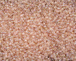 TOHO Transparent Rainbow Rosaline Round 15/0 Seed Bead