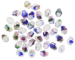 Czech Glass Wildflowers Pinch Bead 5x4mm