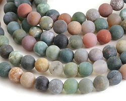 Fancy Jasper (matte) Round 7mm