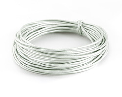 Metallic Pearl Round Leather Cord 1.5mm, 16 feet