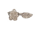 Green Girl Sterling Silver Rose Blossom Clasp 30x14mm