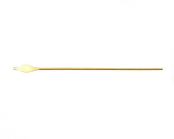 Gold (plated) Arrow Paddle Headpin 2", 21 gauge (200 pieces)