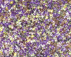 Miyuki Delica Sparkling Lined Violet Dusk Mix (DB0991) 11/0 Seed Bead
