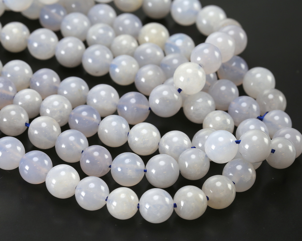 Blue Rose Quartz Round 8mm