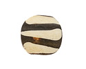African Batiked Bone Bands Tile 19-22x20-23mm