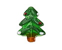 Christmas Tree Lampwork Glass Focal Bead 19-20x26mm