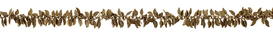 Antique Brass (plated) Falling Leaves Chain