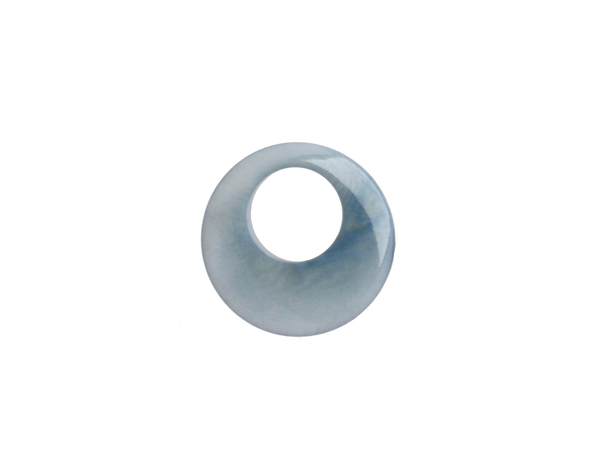 Tagua Nut Stonewashed Gypsy Hoop 25mm