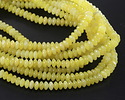 Olive Jade Thin Rondelle 3x6mm