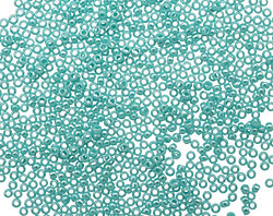 TOHO Opaque Lustered Turquoise Round 15/0 Seed Bead