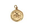 Nina Designs Bronze Wax Seal Lunar Moth Focal 18x23mm