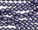 Navy Shell Pearl Round 6mm