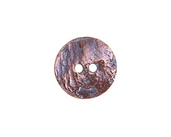 Mykonos Antique Copper (plated) Etched Button 17mm