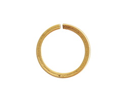 Nunn Design Antique Gold (plated) Square Wire Circle Jump Ring 12mm