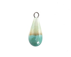 Gaea Ceramic Rain Drop Charm 20-21x8.5-9.5mm