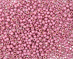 TOHO PermaFinish Galvanized (Matte) Pink Lilac Round 11/0 Seed Bead