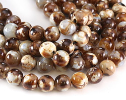 Chocolate Agate Round 12mm