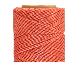 Linhasita Pink Grapefruit (640) Waxed Polyester Cord PE-4 1mm
