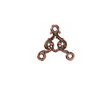 Mykonos Antique Copper (plated) 3-Ring Empire Link 16mm