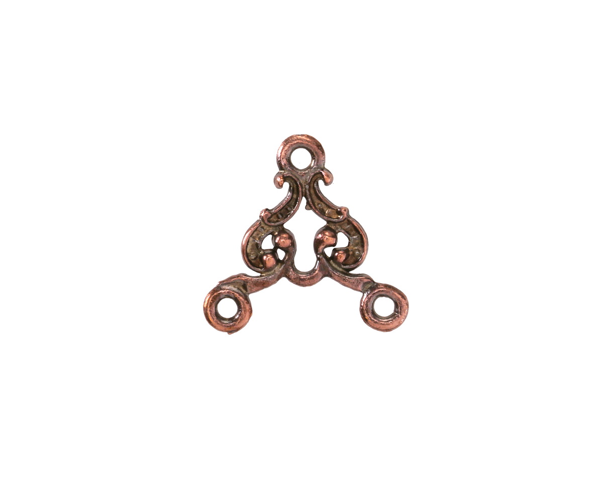 Mykonos Antique Copper (plated) 3-Ring Empire Link 16mm