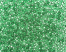 TOHO Transparent Grass Green Round 11/0 Seed Bead