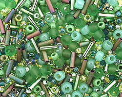 TOHO Wasabi Green Seed Bead Mix