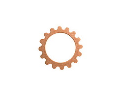 Copper Small Open Gear 16mm