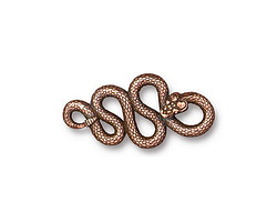 TierraCast Antique Copper (plated) Rattlesnake Link 21x24mm
