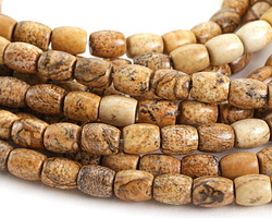 Picture Jasper Barrel 6x8mm