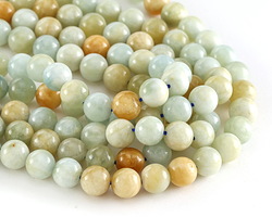 Yellow Aquamarine (multi) Round 8mm