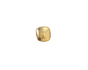 Mykonos Gold (plated) 3-Sided Hammered Bead 11mm