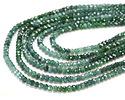 Guatemalan Jade (A) Ombré Microfaceted Rondelle 2x3mm